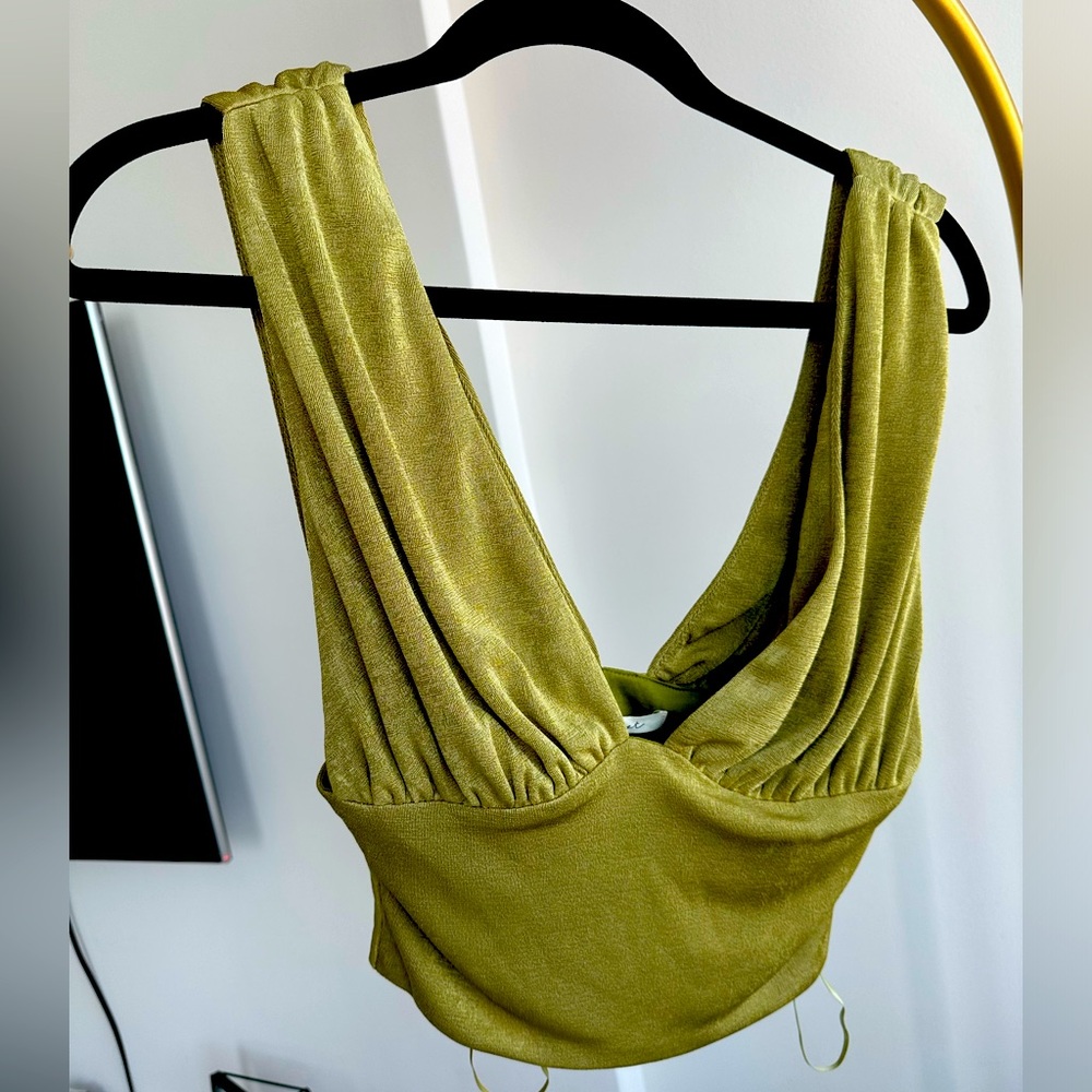 New green MeiBling top